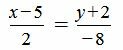 Как из общих уравнений прямой получить канонические и параметрические