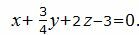 Уравнение плоскости проходящей через точку параллельно прямой калькулятор