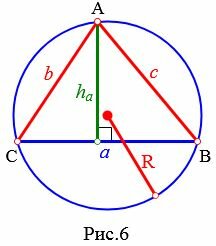 Как посчитать высоту в треугольнике